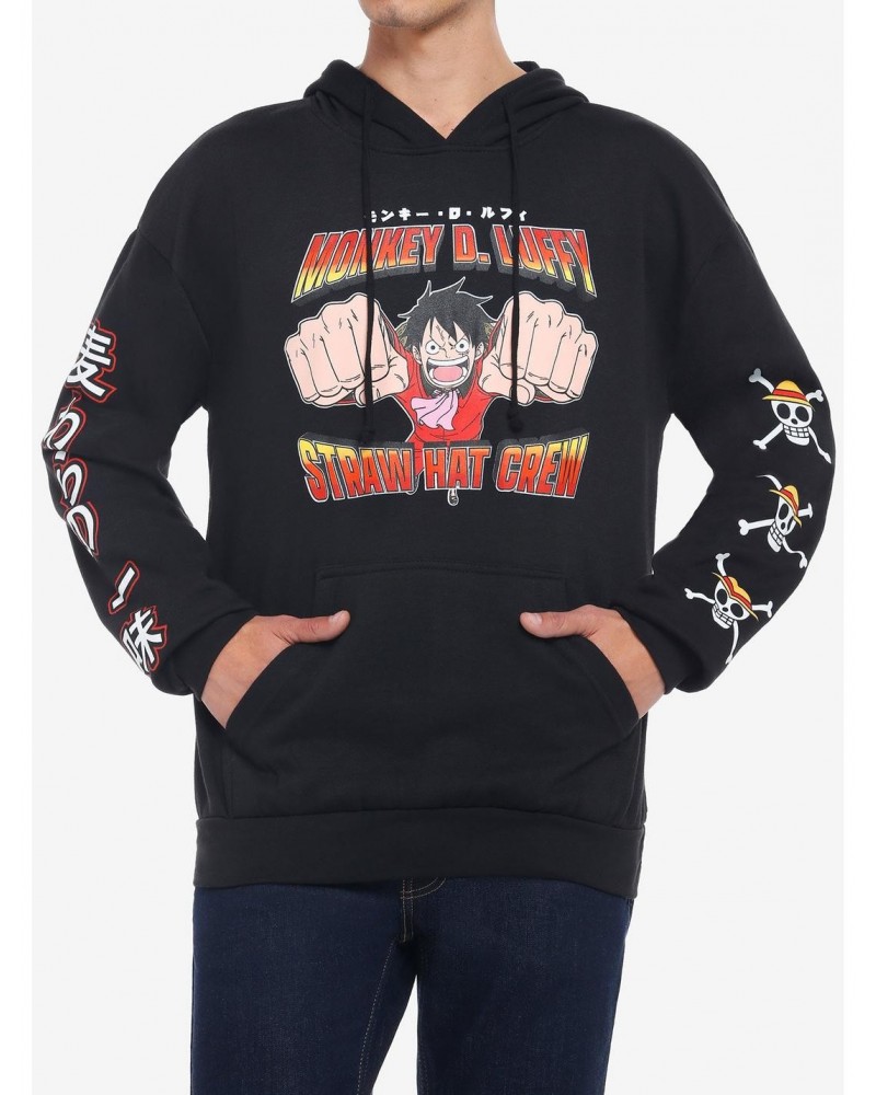 One Piece Luffy Punch Hoodie $16.07 Hoodies