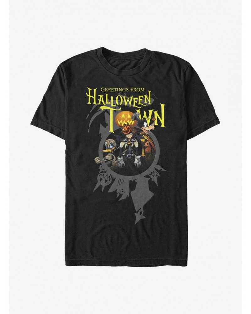 Disney Kingdom Hearts Greetings Halloween Town T-Shirt $9.18 T-Shirts