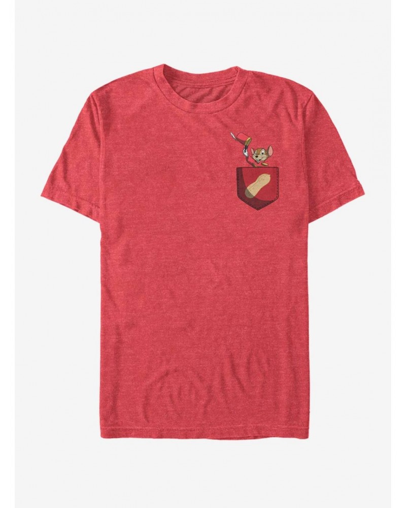 Disney Dumbo Timothy Pocket T-Shirt $8.13 T-Shirts