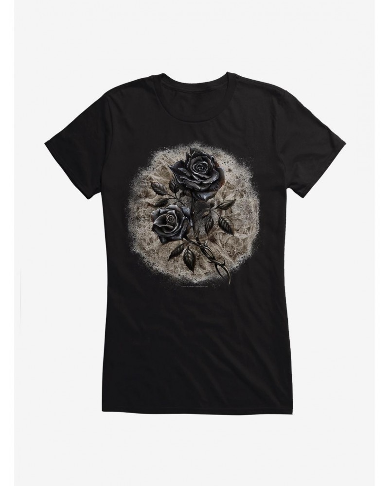 Alchemy England Black Roses Girls T-Shirt $7.97 T-Shirts