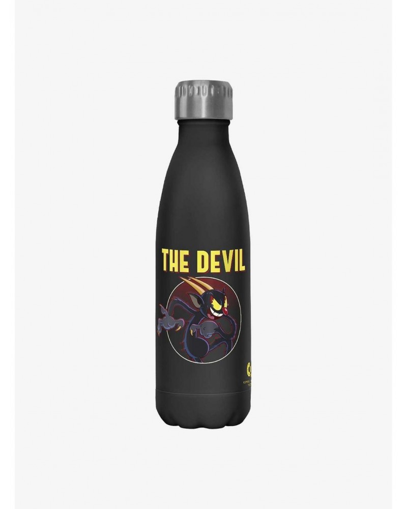 Cuphead: The Delicious Last Course The Devil Water Bottle $7.47 Water Bottles