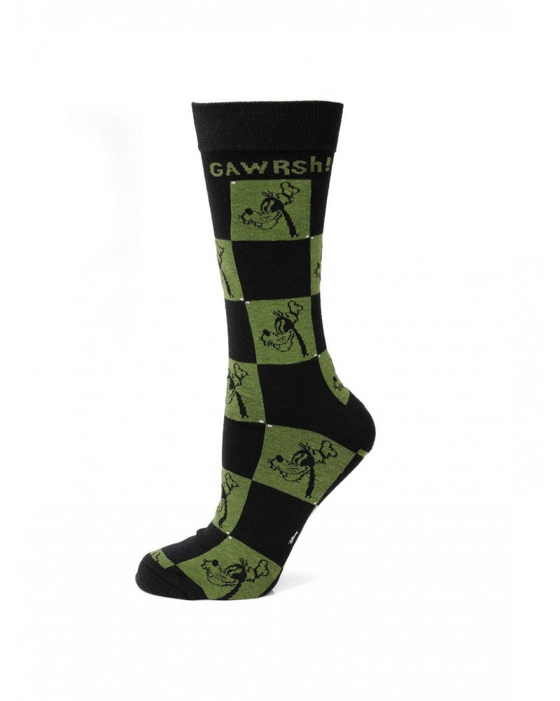 Disney Goofy Checkered "Gawrsh!" Socks $7.76 Socks