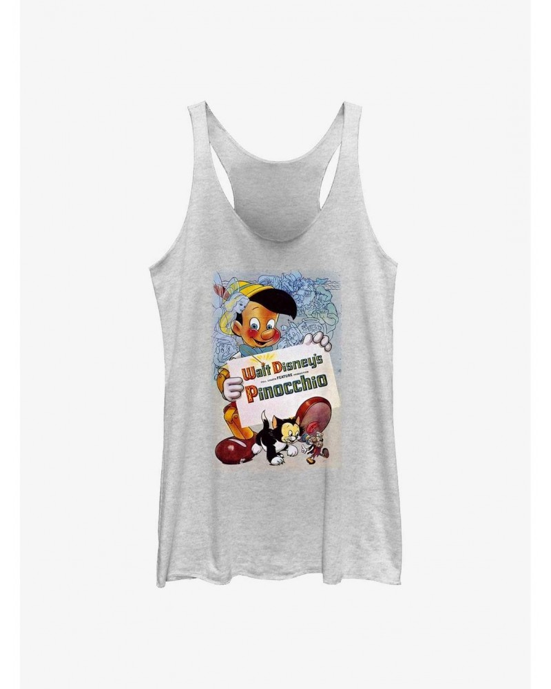 Disney Pinocchio Vintage Cover Girls Raw Edge Tank $8.70 Tanks