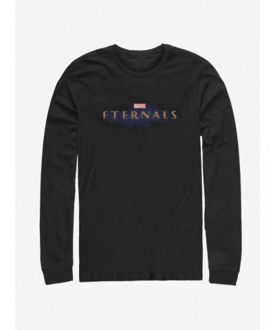 Marvel The Eternals Logo Long-Sleeve T-Shirt $8.42 T-Shirts