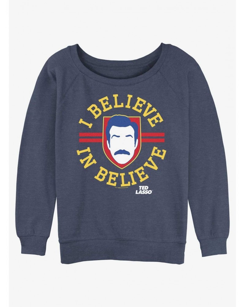 Ted Lasso True Believer Girls Slouchy Sweatshirt $10.92 Sweatshirts