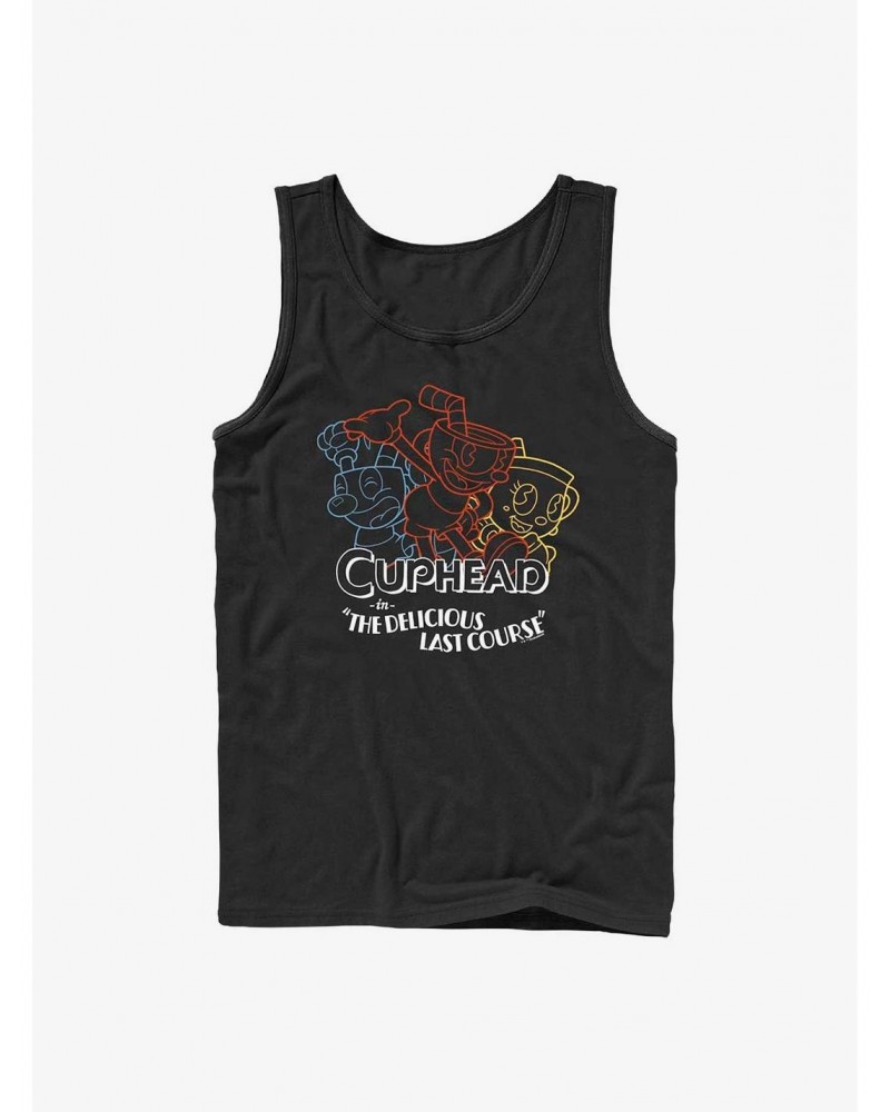 Cuphead: The Delicious Last Course Line Art Tank $9.46 Tanks