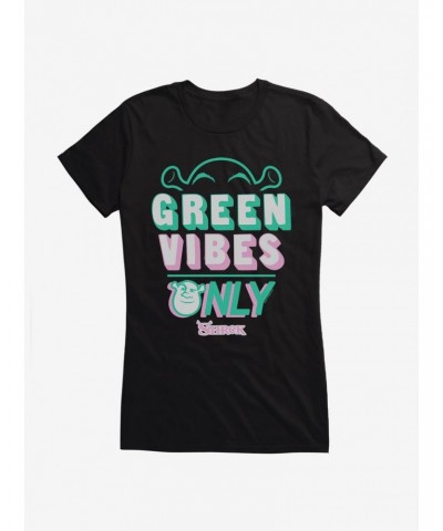 Shrek Green Vibes Girls T-Shirt $8.37 T-Shirts