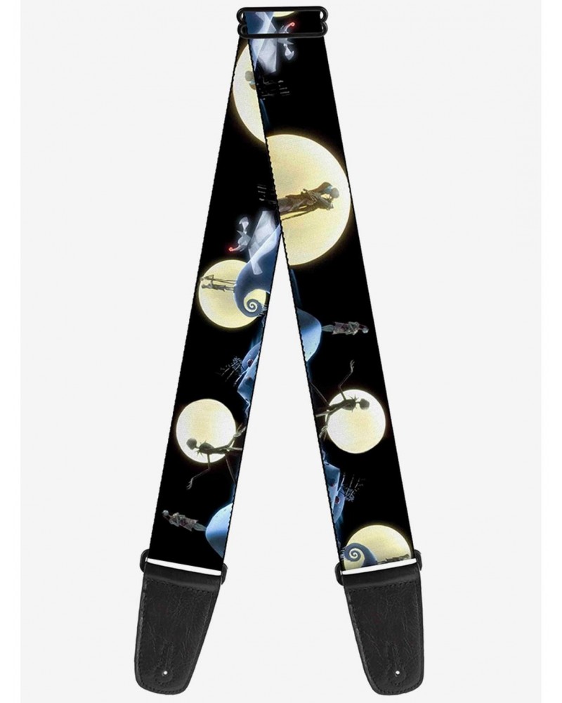 The Nightmare Before Christmas Jack Sally Moon Guitar Strap $9.21 Guitar Straps