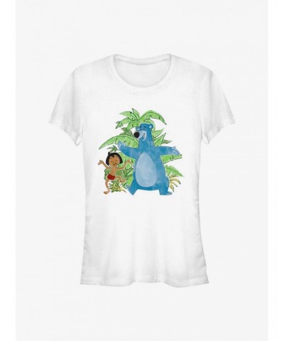 Disney The Jungle Book Jungle Boogie Baloo Girls T-Shirt $6.77 T-Shirts