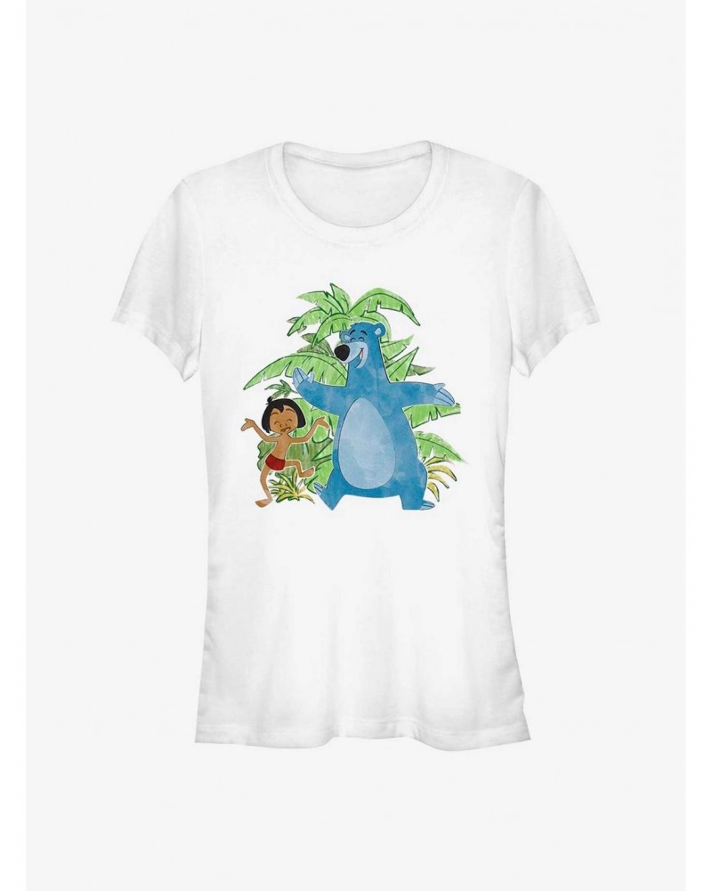 Disney The Jungle Book Jungle Boogie Baloo Girls T-Shirt $6.77 T-Shirts