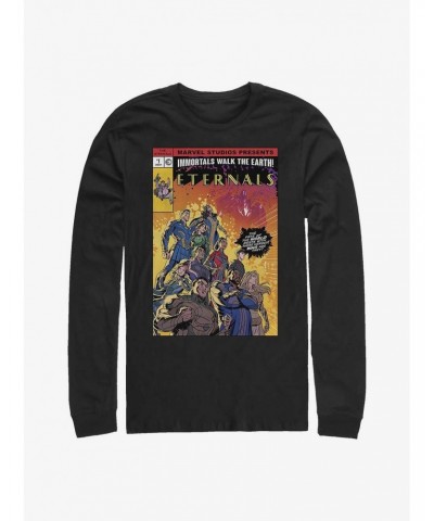 Marvel Eternals Comic Cover Long-Sleeve T-Shirt $12.63 T-Shirts