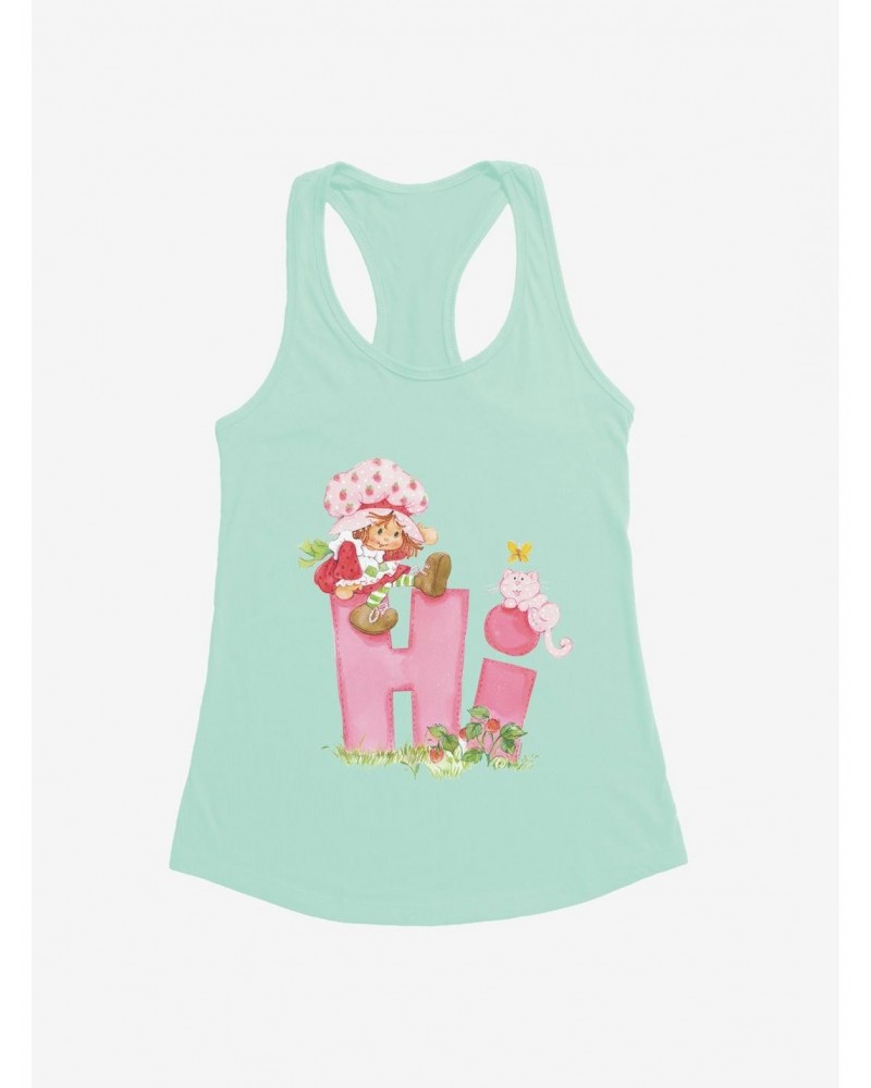 Strawberry Shortcake Hi Greeting Girls Tank $6.37 Tanks