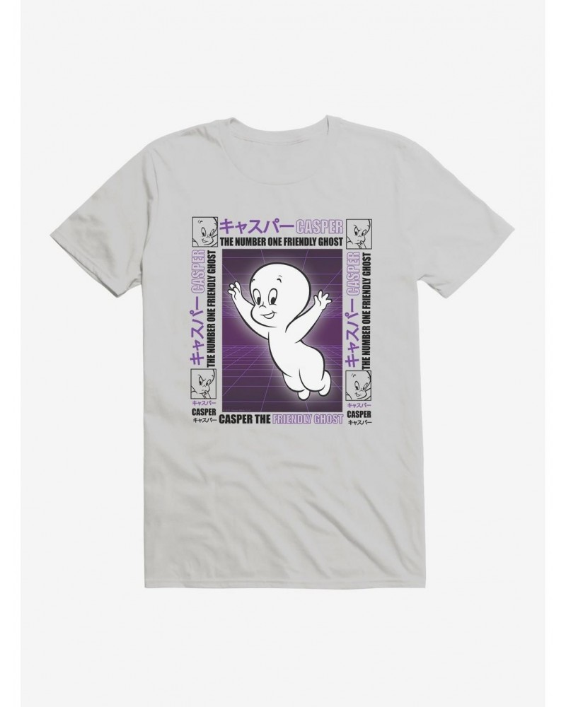 Casper The Friendly Ghost Virtual Raver Number One T-Shirt $10.52 T-Shirts