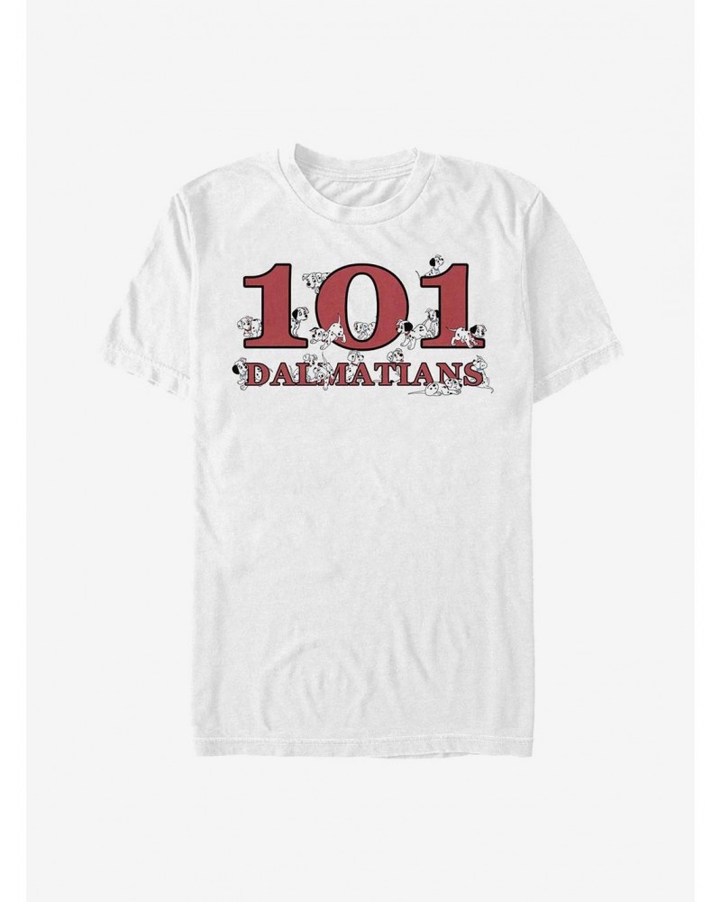 Disney 101 Dalmatians Logo Pups T-Shirt $7.45 T-Shirts