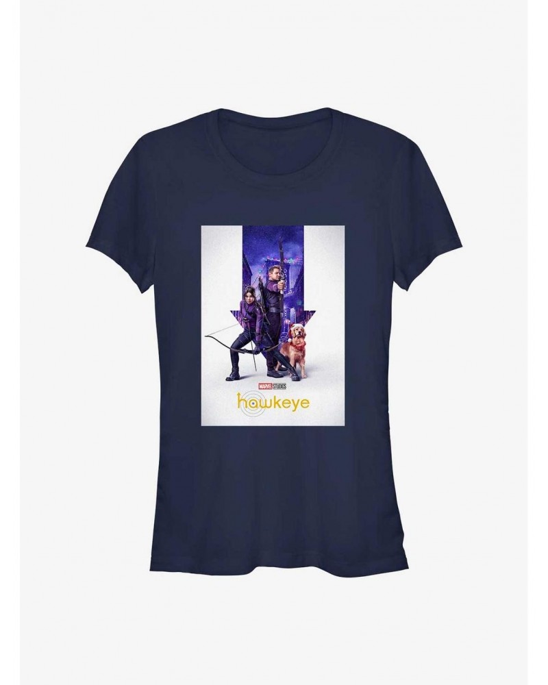 Marvel Hawkeye Trio Poster Girls T-Shirt $9.36 T-Shirts