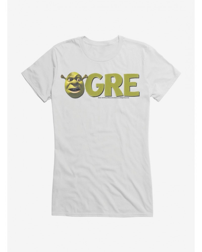 Shrek Ogre Word Girls T-Shirt $9.76 T-Shirts
