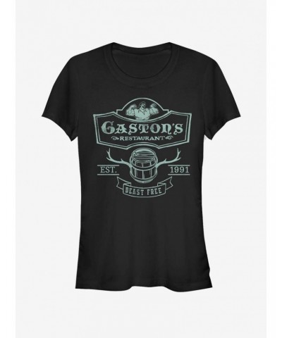 Disney Beauty And The Beast Tavern Gaston Girls T-Shirt $10.21 T-Shirts