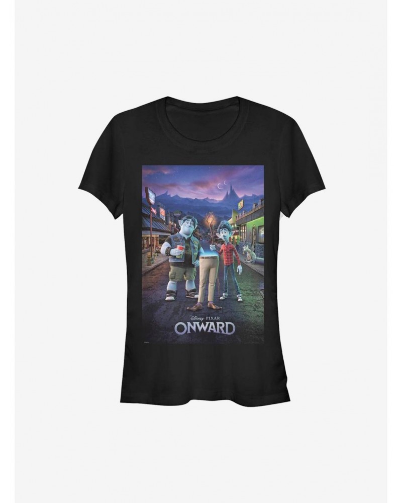 Disney Pixar Onward Dad Poster Girls T-Shirt $7.49 T-Shirts