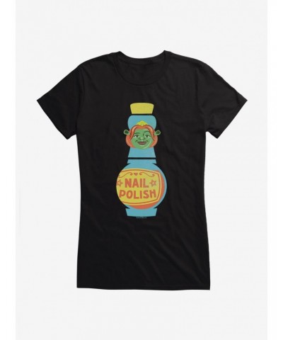 Shrek Fiona Nail Polish Girls T-Shirt $9.16 T-Shirts