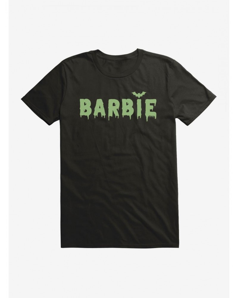 Barbie Haloween Drip Bat Logo T-Shirt $5.74 T-Shirts