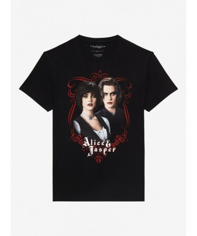 The Twilight Saga Alice & Jasper Boyfriend Fit Girls T-Shirt $8.17 T-Shirts