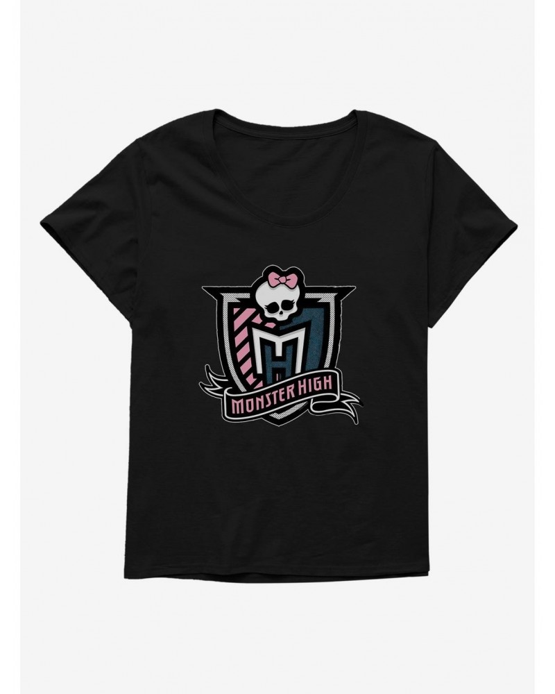 Monster High Cute Emblem Logo Girls T-Shirt Plus Size $11.33 T-Shirts