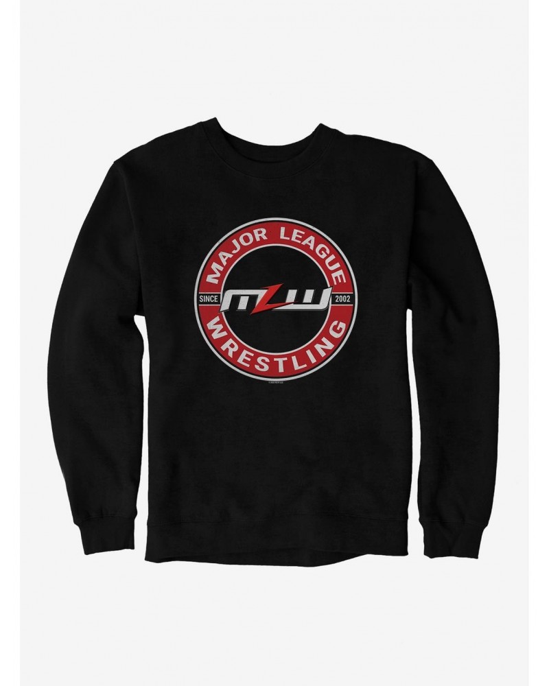 Major League Wrestling Circle Logo Sweatshirt $11.22 Sweatshirts