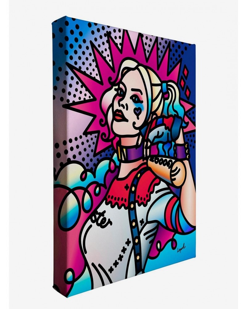 DC Comics Harley Quinn by Lisa Lopuck 11" x 14" Gallery Wrapped Canvas $30.00 Canvas