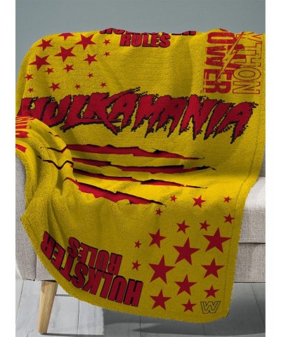 WWE Hulk Hogan Sleep Squad Throw Blanket x Plush Bundle $32.81 Plush Bundles