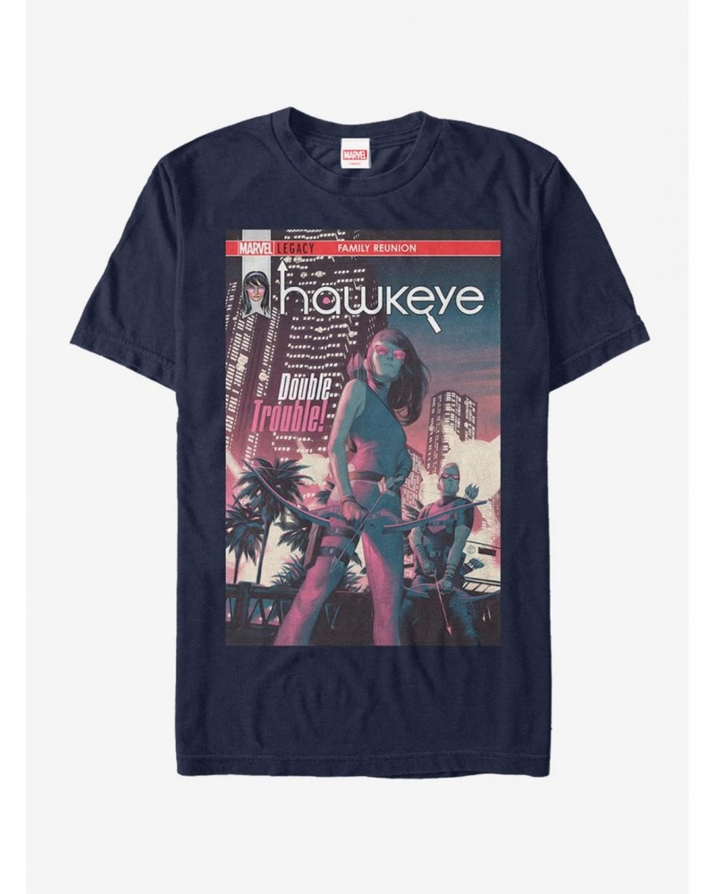 Marvel Hawk Eye Double Trouble T-Shirt $6.31 T-Shirts