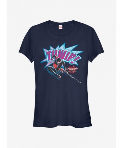 Marvel Spider-Man: Into The Spider-Verse Thwip Spider Girls T-Shirt $7.44 T-Shirts