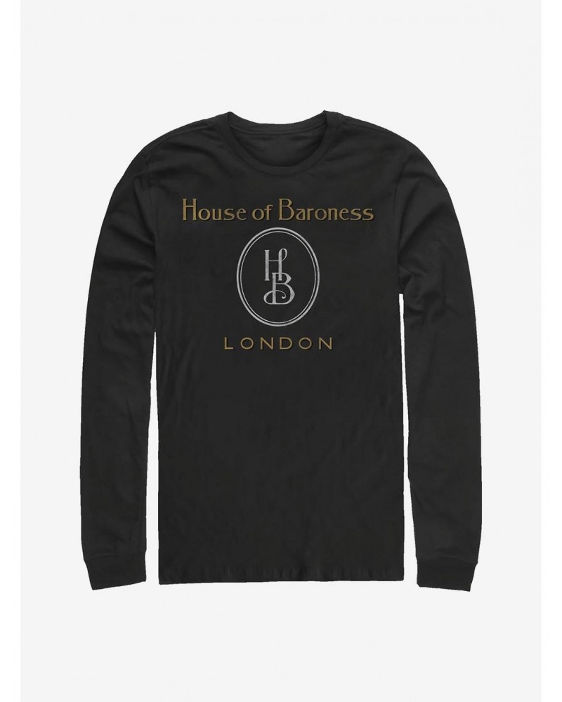 Disney Cruella House Of Baroness Logo Long-Sleeve T-Shirt $10.86 T-Shirts