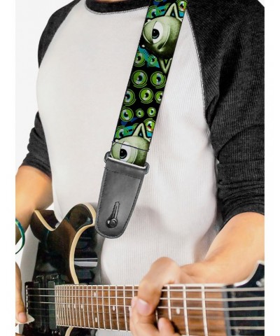 Disney Pixar Monsters Inc. Mike Poses Eyeballs Guitar Strap $7.72 Guitar Straps