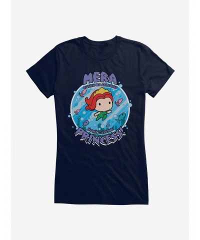 DC Comics Aquaman Chibi Queen Mera Action Girls T-Shirt $9.16 T-Shirts