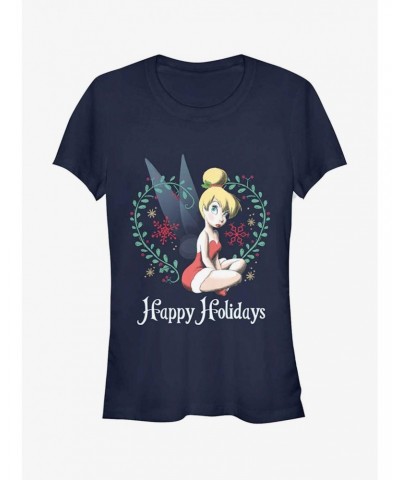 Disney Ugly Christmas Sweater Tinker Bell Girls T-Shirt $5.50 T-Shirts
