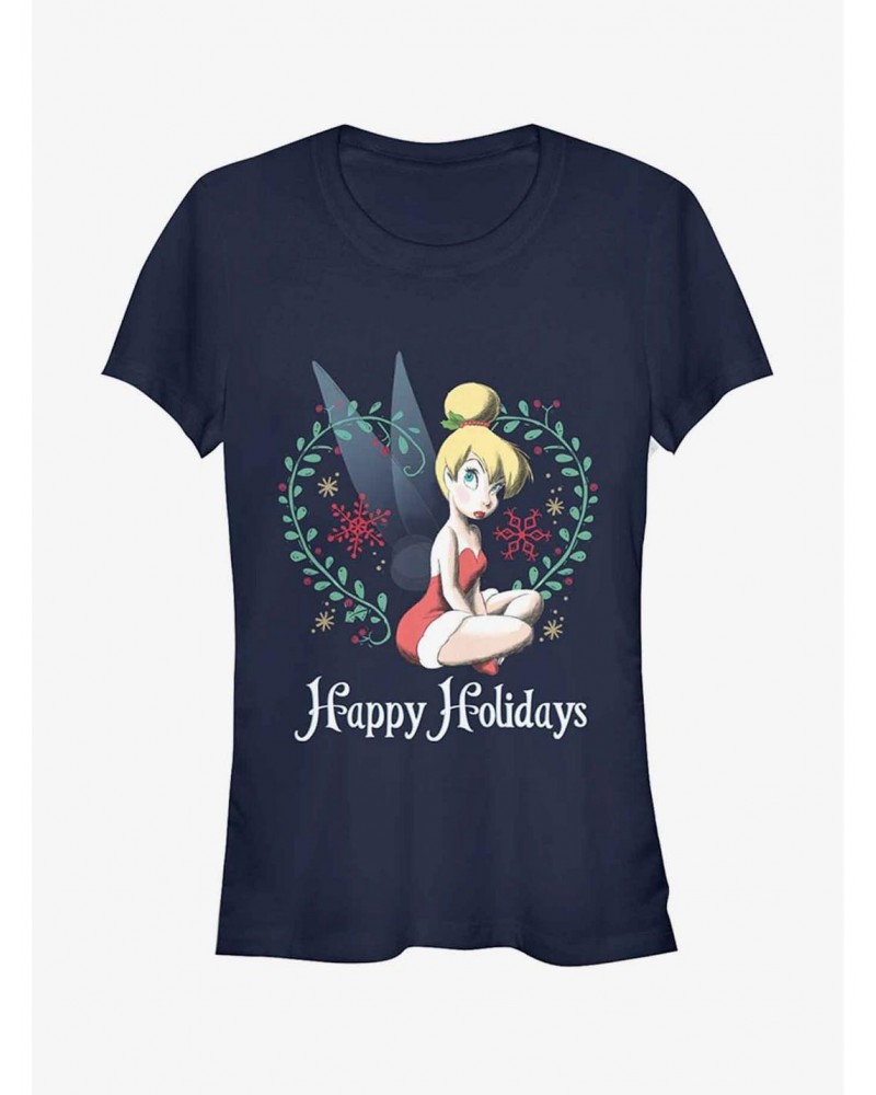 Disney Ugly Christmas Sweater Tinker Bell Girls T-Shirt $5.50 T-Shirts
