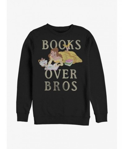 Disney Beauty Beast Books Over Bros Girls Sweatshirt $12.40 Sweatshirts