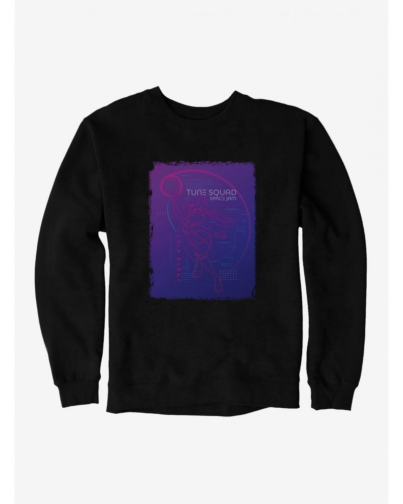 Space Jam: A New Legacy Lola Bunny Tune Squad Digital Sketch Sweatshirt $13.28 Sweatshirts