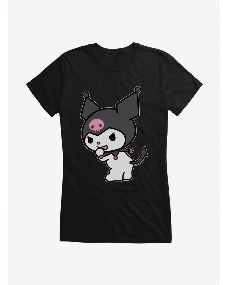 Kuromi Turning Giggle Girls T-Shirt $6.97 T-Shirts