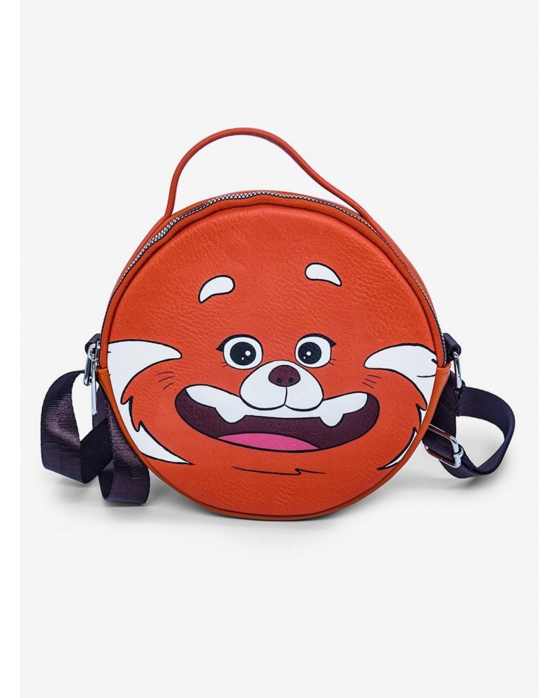 Disney Pixar Turning Red Panda Mei Smiling Face Close Up Cross Body Bag $14.39 Bags