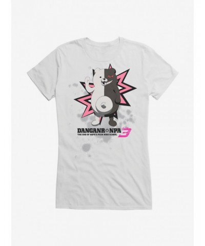 Danganronpa 3 Monokuma Standing Girls T-Shirt $10.21 T-Shirts