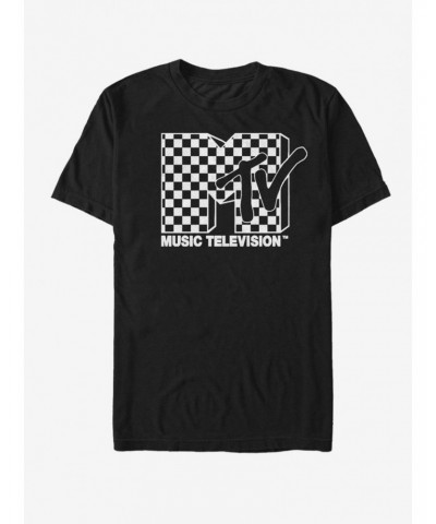 MTV Bright Checkered Logo T-Shirt $6.50 T-Shirts