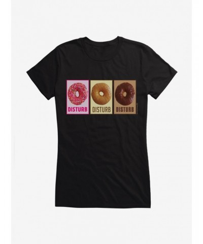 Twin Peaks Donut Disturb Girls T-Shirt $7.17 T-Shirts