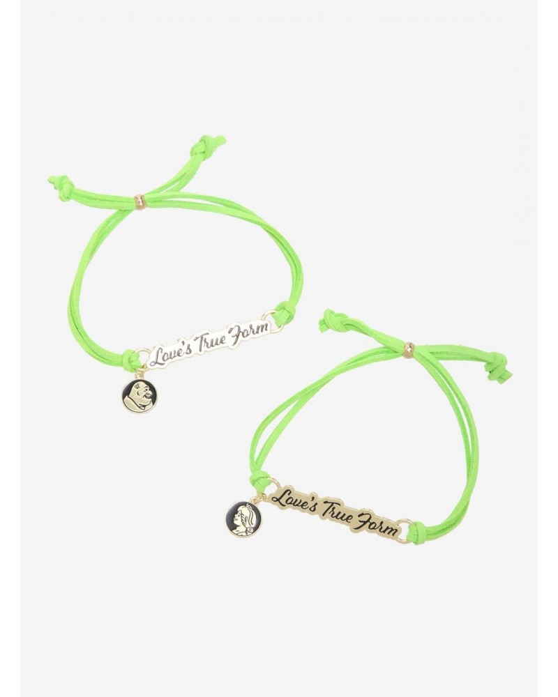 Shrek Love's True Form Charm Cord Bracelet Set $4.65 Bracelet Set