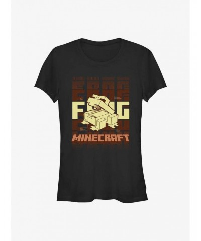 Minecraft Blueprint Frog Girls T-Shirt $8.37 T-Shirts