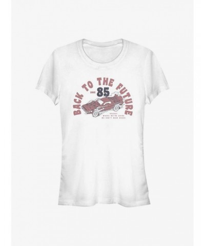 Back To The Future Vintage Logo Since 85 Girls T-Shirt $11.95 T-Shirts