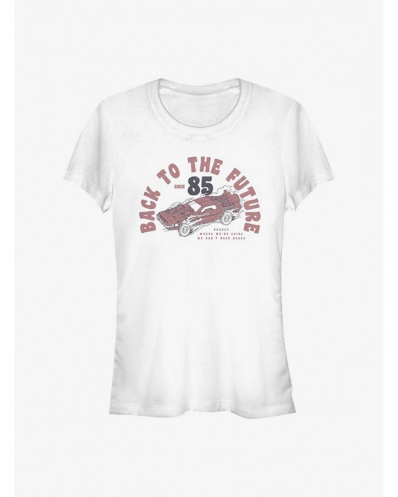 Back To The Future Vintage Logo Since 85 Girls T-Shirt $11.95 T-Shirts