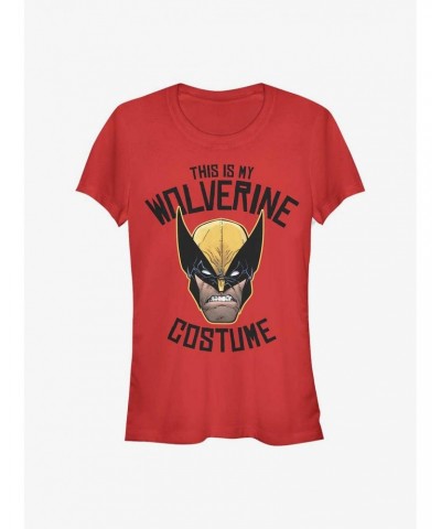 Marvel Wolverine Costume Girls T-Shirt $6.80 T-Shirts