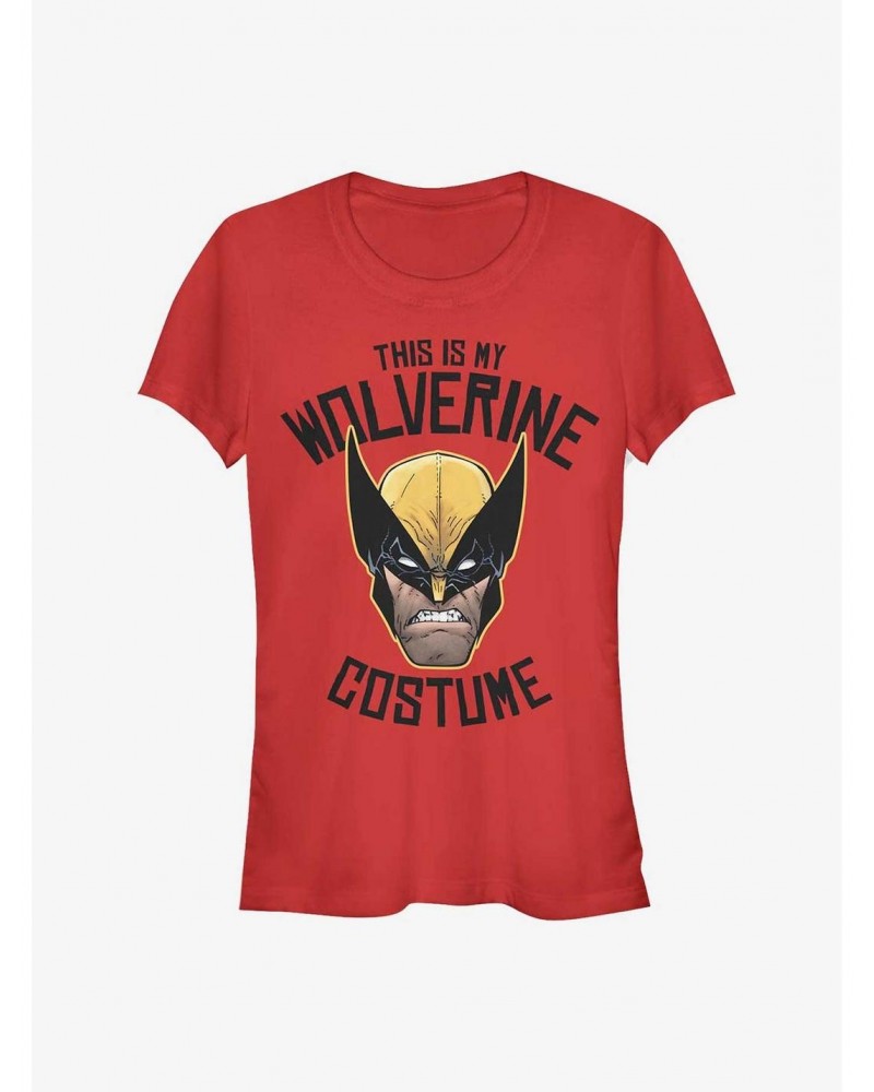 Marvel Wolverine Costume Girls T-Shirt $6.80 T-Shirts